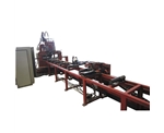 CNC Flat Steel  Punching & Cutting Line -plate width 120mm，hole φ40mm 
